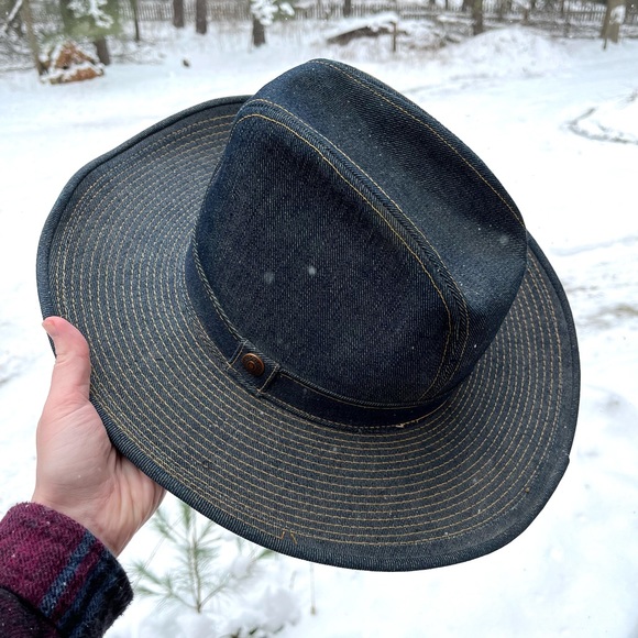 70s Levi’s Denim Cowboy Hat - Picture 4 of 14